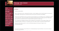 Desktop Screenshot of massagejokegeleen.nl